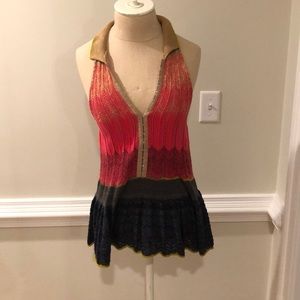 Free people knit top rainbow